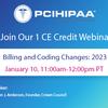 'live' CE Webinar Coding and Billing 2023